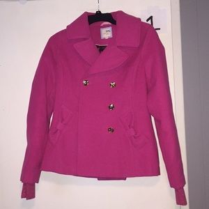 Tommy Girl pink pea coat